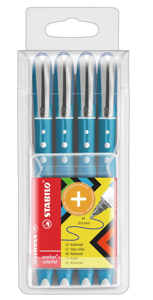 Rollerball STABILO worker+ colorful